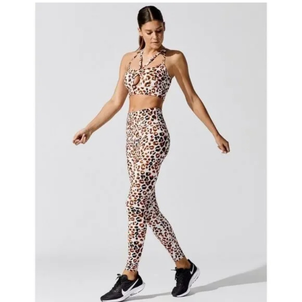 Duncan Legging in Buckthorn Cheetah Varley Size Small - Picture 12 of 14
